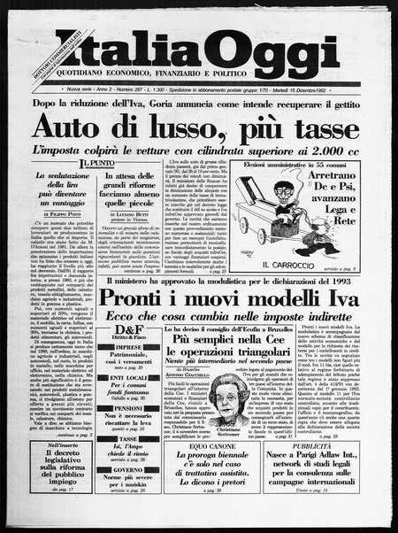 Italia oggi : quotidiano di economia finanza e politica